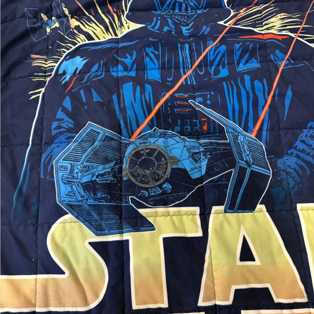 Star Wars the Mandalorian Grogu Weighted Blanket Multi-Color 36x48”